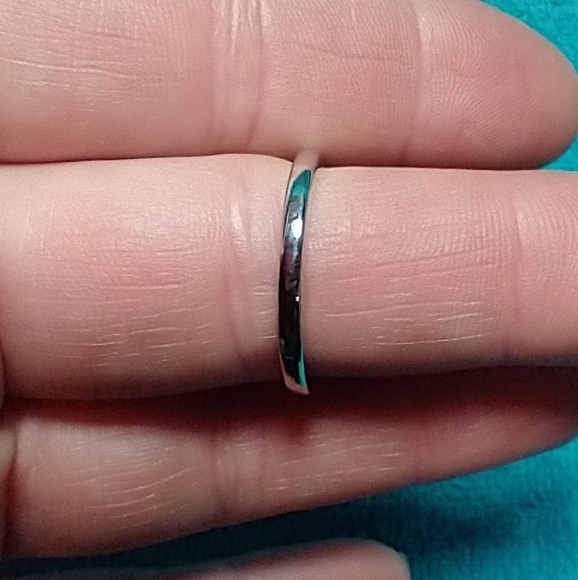 Silvertone faith over fear adjustable ring Christian catholic religious - Picture 5 of 5